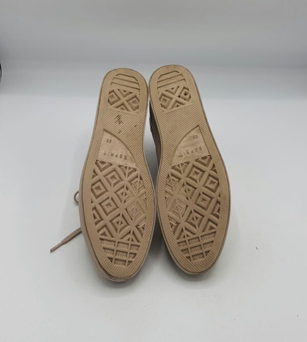 Adidasi dama Esprit 39 imitatie de piele , crem - imagine 4