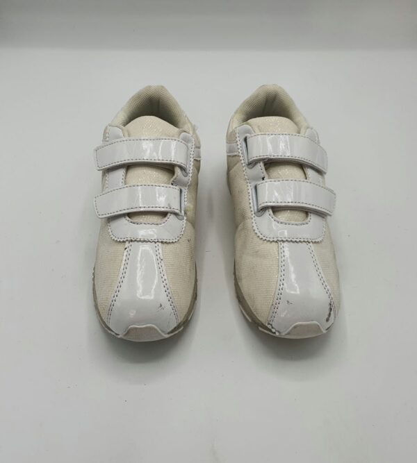 Adidasi copii Road 33 imitatie de piele , material textil , alb - imagine 2