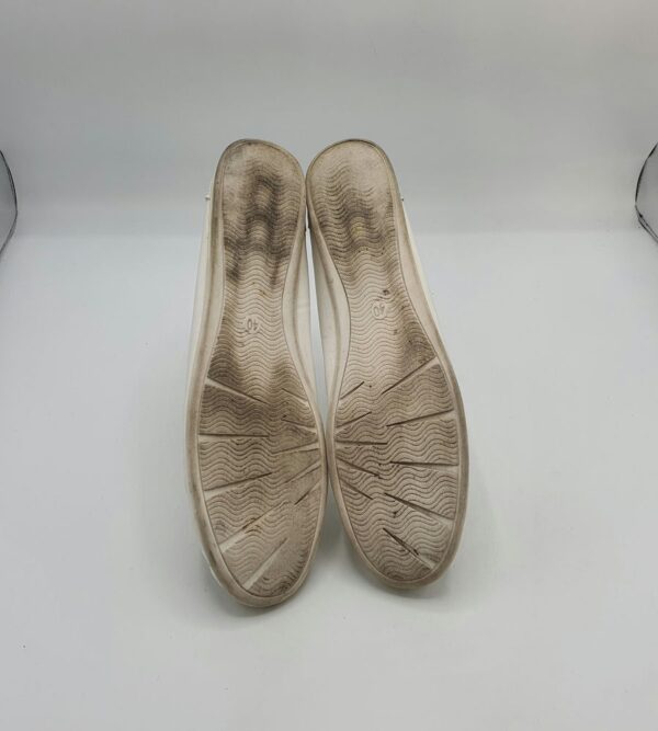 Mocasini dama Comfort 40 imitatie de piele , alb - imagine 4
