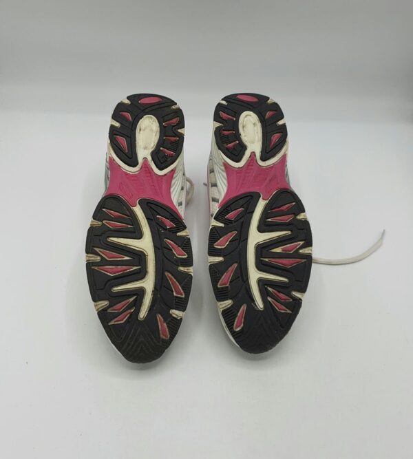 Adidasi dama Sport 38 imitatie de piele , material textil , alb roz - imagine 4