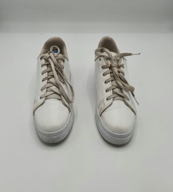 Adidasi dama 36 imitatie de piele , alb - imagine 2