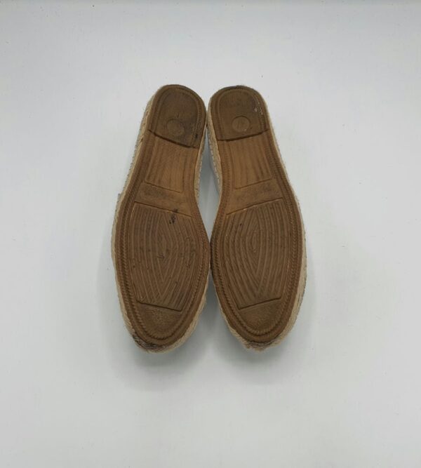 Espadrile dama  Viguera 37 , piele , alb gri - imagine 4