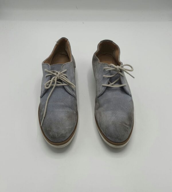Pantofi dama  Pier One 37 , piele intoarsa , gri - imagine 2