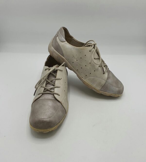 Adidasi dama Charmosa 38 , piele , gri - imagine 1