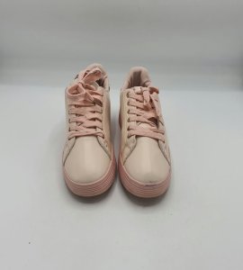 Adidasi dama 38 imitatie de piele , light rose - imagine 2