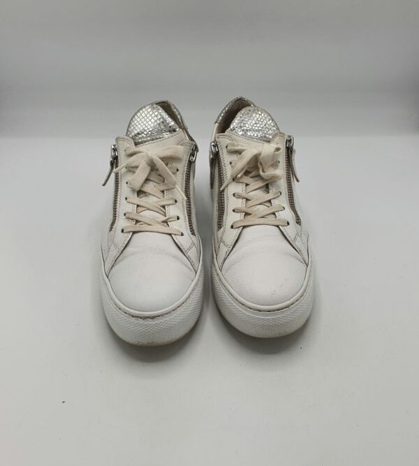 Adidasi dama Gabor 39 , piele , alb gri - imagine 2
