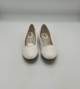 Balerini dama Graceland 36 , imitatie de piele , alb - imagine 2