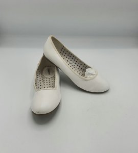 Balerini dama Graceland 36 , imitatie de piele , alb