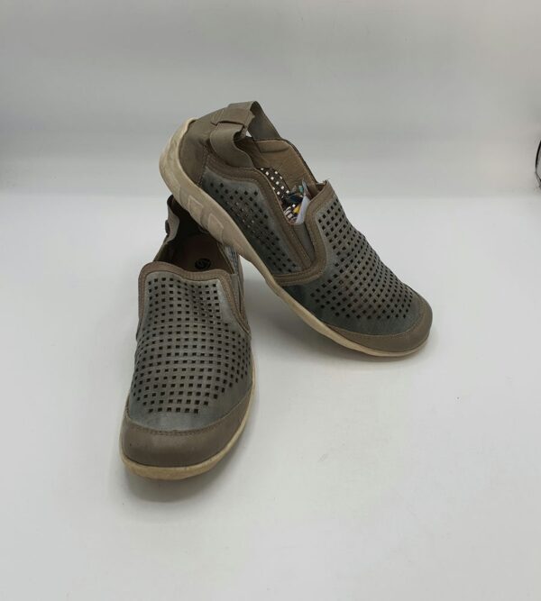 Espadrile dama Remonte 38 , piele , gri - imagine 1