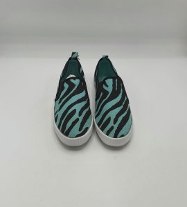 Espadrile dama H&M 37 , material textil , negru albastru - imagine 2