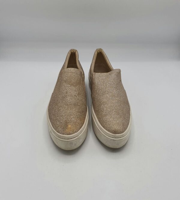 Espadrile dama Aldo 38 , material textil , auriu - imagine 2