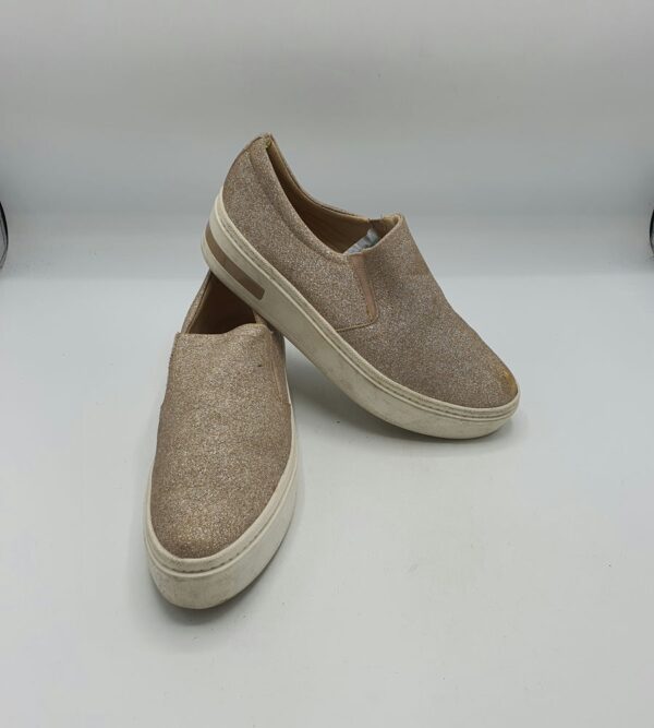 Espadrile dama Aldo 38 , material textil , auriu - imagine 1