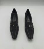 Pantofi dama Giuliana 36 material textil , negru - imagine 2