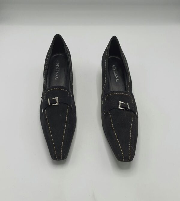 Pantofi dama Giuliana 36 material textil , negru - imagine 2
