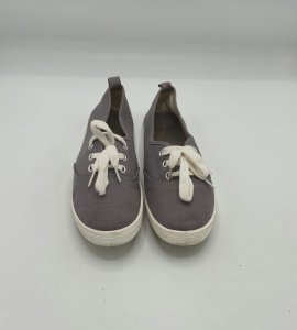 Espadrile dama  H&M 36 , material textil, gri - imagine 2