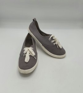 Espadrile dama  H&M 36 , material textil, gri