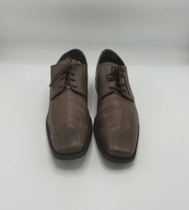 Pantofi barbati  Fretz 42 , piele , maro - imagine 2