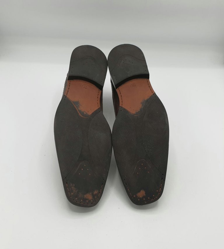 Pantofi barbati  Fretz 42 , piele , maro - imagine 4