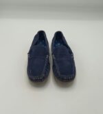 Mocasini Lilly & Dan 29 , material textil , albastru - imagine 2
