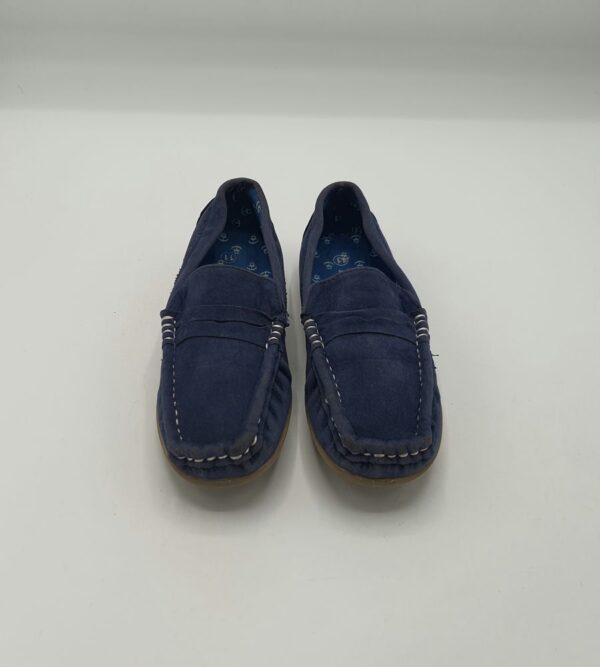 Mocasini Lilly & Dan 29 , material textil , albastru - imagine 2
