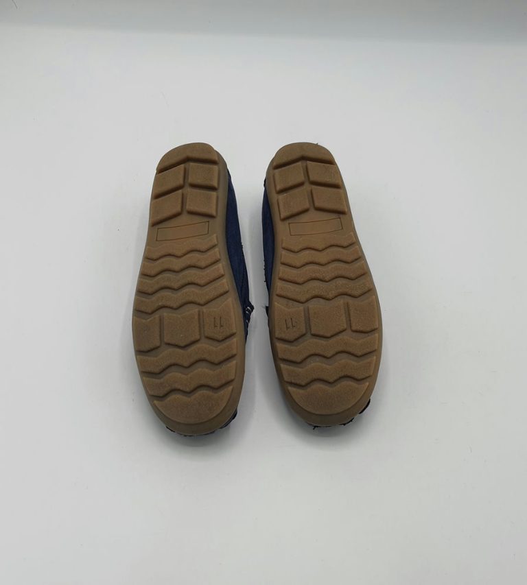 Mocasini Lilly & Dan 29 , material textil , albastru - imagine 4