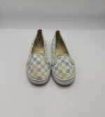 Tenisi dama Vans 36 material textil, alb albastru - imagine 2