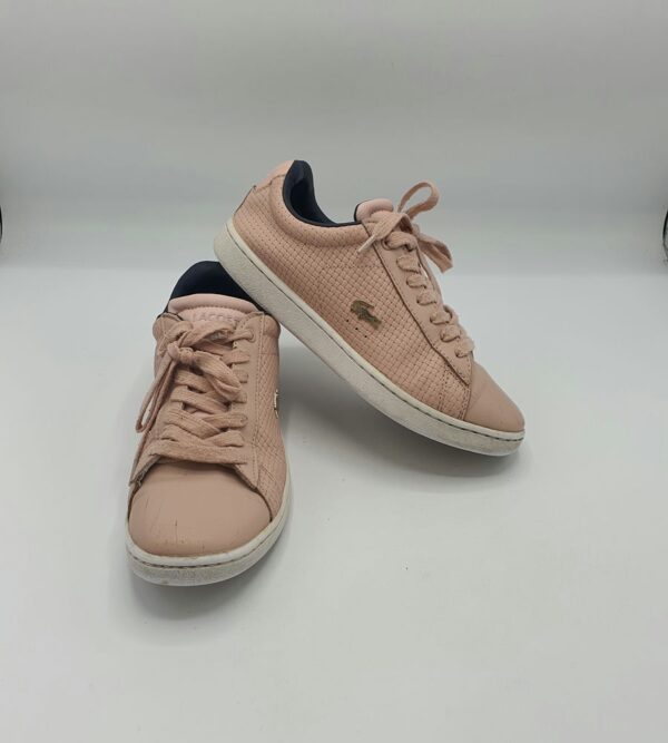 Adidasi dama Lacoste 37 , piele , roz - imagine 1