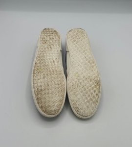 Espadrile dama  Graceland 37 , material textil , negru alb - imagine 4
