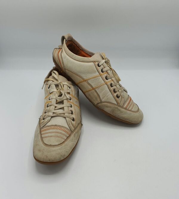 Adidasi barbati Kacper 41 , piele , crem - imagine 1