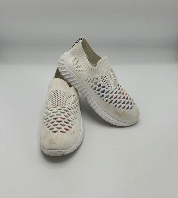 Adidasi  copii 32 material textil , alb - imagine 1
