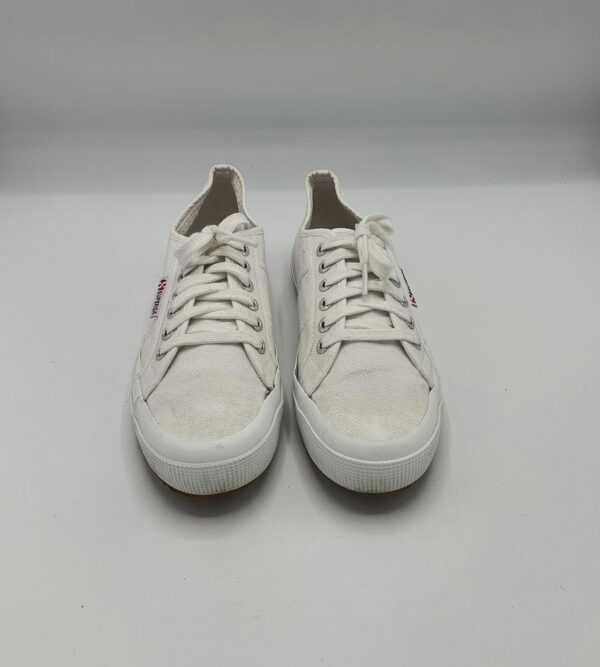 Tenisi dama Superga 39.5 material textil , alb - imagine 2