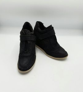 Botine dama Graceland 37 imitatie de piele , negru - imagine 2