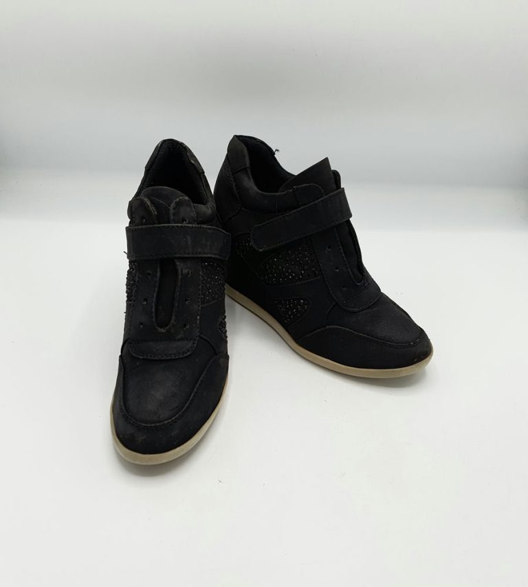 Botine dama Graceland 37 imitatie de piele , negru - imagine 2