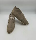 Botine dama 38 piele intoarse , crem