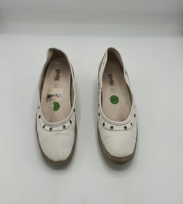 Pantofi dama Spoiler 40 piele , piele intoarsa , alb gri - imagine 2