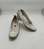Pantofi dama Spoiler 40 piele , piele intoarsa , alb gri