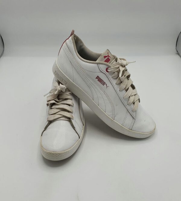 Adidasi dama Puma 39 , piele , alb - imagine 1
