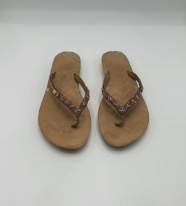 Saboti dama Clarks 38 imitatie de piele , maro - imagine 2