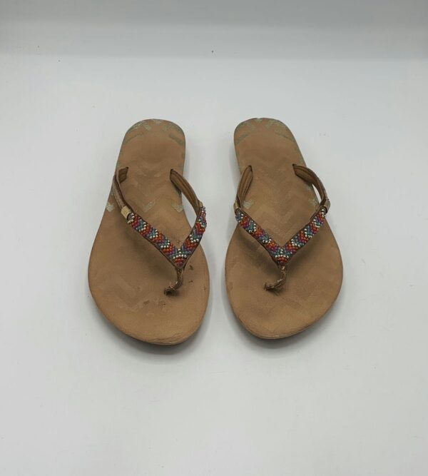 Saboti dama Clarks 38 imitatie de piele , maro - imagine 2