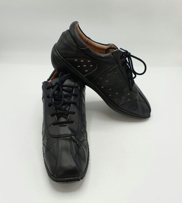 Pantofi barbati Giada 40 imitatie de piele ,negru - imagine 1