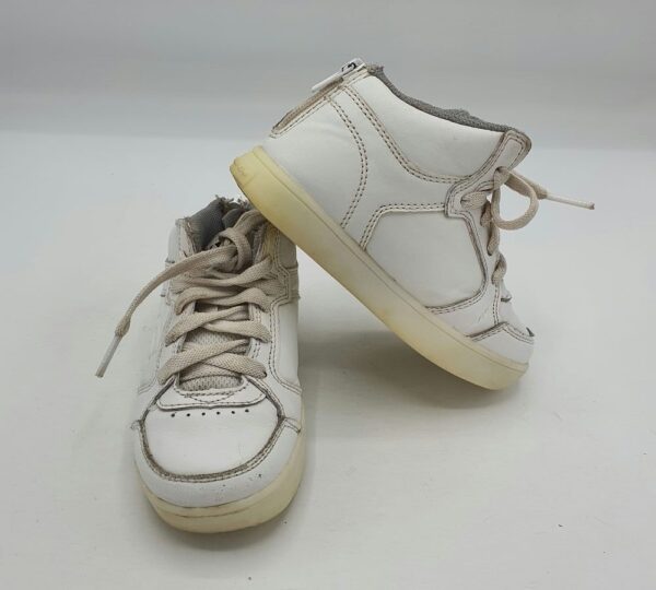 Adidasi copii  Skechers 25 piele , alb - imagine 1