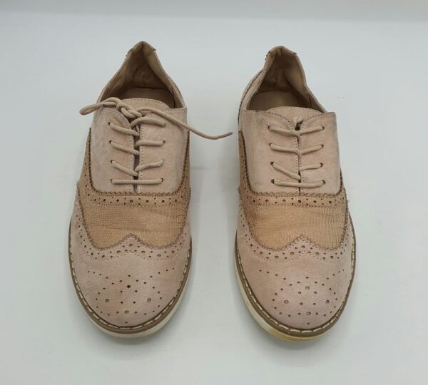 Pantofi dama Primark 42 material textil , crem - imagine 2