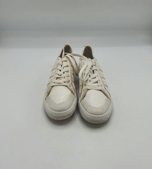 Adidas  dama 38 imitatie de piele, alb - imagine 2