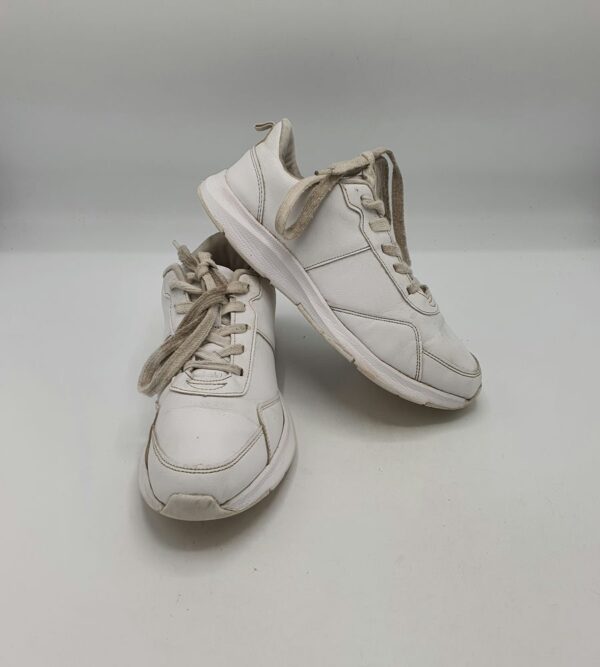 Adidasi dama M&S 35.5 imitatie de piele , alb - imagine 1