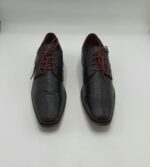 Pantofi barbati  Venice  42 imitatie de piele , negru - imagine 2