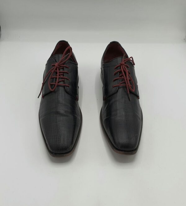 Pantofi barbati  Venice  42 imitatie de piele , negru - imagine 2