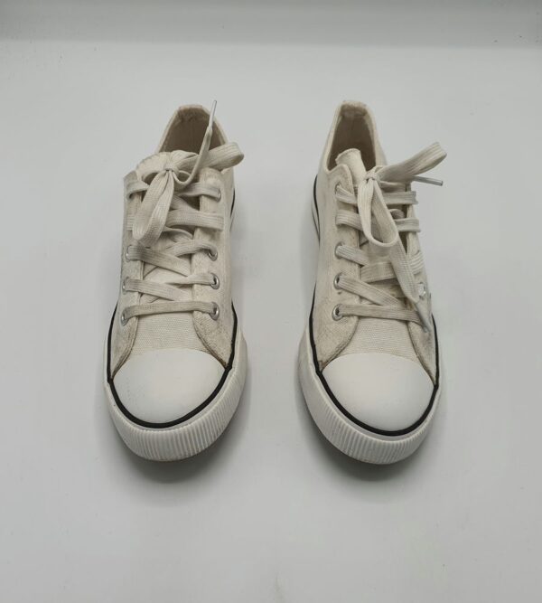 Tenisi dama New Look 38 , material textil , alb - imagine 2