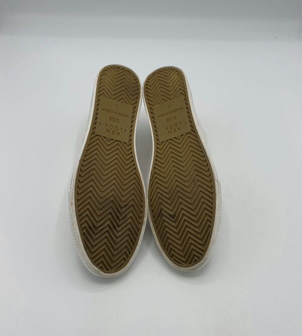 Tenisi dama New Look 38 , material textil , alb - imagine 4