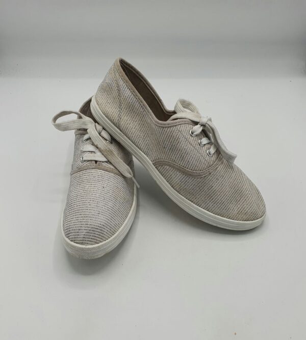 Espadrile dama  39 material textil  , gri - imagine 1