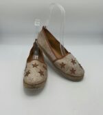 Espadrile dama 38 imitatie de piele , material textil , maro